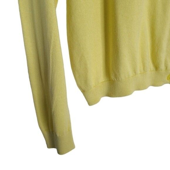 JOULES Sweater Womens US 12 Yellow Vibrant Louisa Cardigan Button Down Knitwear - Picture 4 of 10